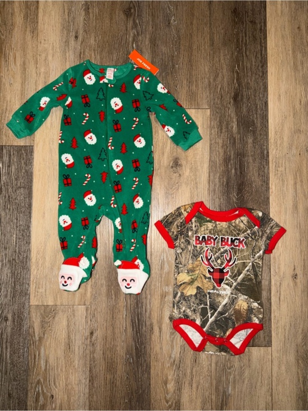 Baby Boy 3-6 Months Christmas Clothing Bundle of 2
